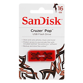 16GB SanDisk Cruzer Pop USB 2.0 Flash Drive