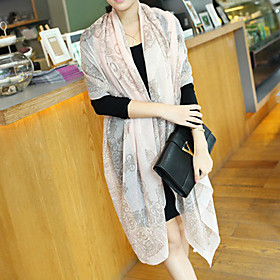 Elegant Voile With Pattern Party/Evening Scarf/ Shawl (More Colors)