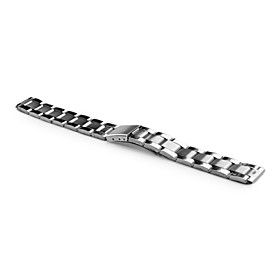 Unisex Stainless Steel Watch Band 12MM (Silver)