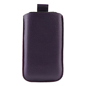 Litchi Pattern PU Leather Pouch for iPhone 3G and 3GS (Purple)