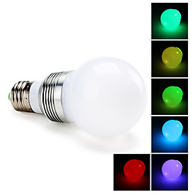 E27 3W 270LM RGB Light LED Ball Bulb (85-265V)