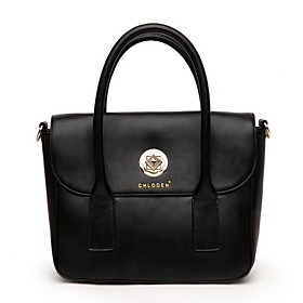 Leather Chloden Vintage Multi-way Lady Tote(34 19 25cm)