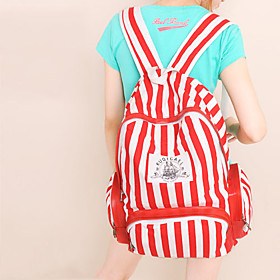 Leisure Stripe Student Backpack(28cm 15cm 44cm)