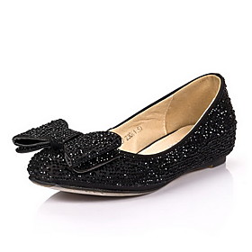 Elegant Satin Flat Heel Flats/Loafers With Bowknot Wedding/Party Shoes (More Colors)
