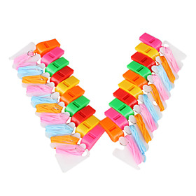 20 Multicolor Whistles with Plastic Package (Muticolor)