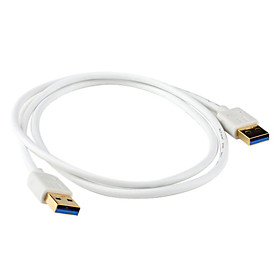 USB 3.0 AM to AM Cable (1 m, White)