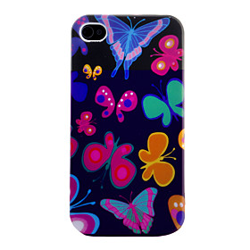Butterfly Pattern Soft Case for iPhone 4 and 4S