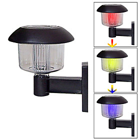 Solar Color Changing Deck And Fence Wall Mount Lamps