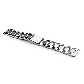 Unisex Stainless Steel Watch Band 20MM (Silver)