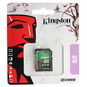 8GB Kingston Hi-speed Class 10 SDHC Flash Memory Card