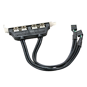 4 USB 2.0 Interface PCI Baffle