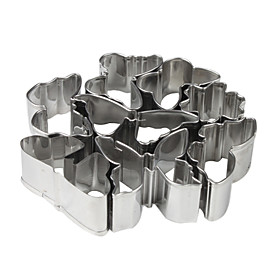 Stainless Steel Butterfly Shaped Cookie Cutters Set (10-Pack)