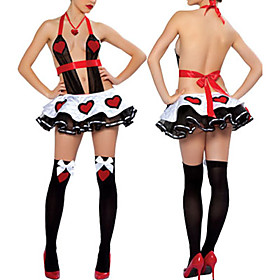 Womens Sexy Queen of hearts Halloween Costume