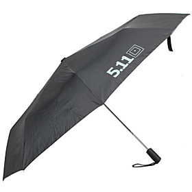 2-Fold Outdoor UV Protection Auto Open/Close Umbrella with Strap (Black)