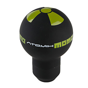 YG-0580 Aluminum Car Gear Shift Stick Knob Momo (Black)