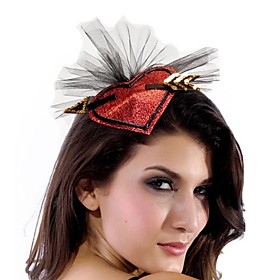 Lovely Heart-shaped Polyester Women's Fascinators