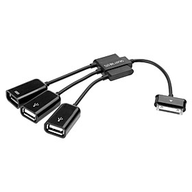 Universal 3-in-1 Sync Charging Adapter for Samsung Galaxy Tab