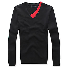 Autumn Male V-neck Sweater