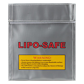 Mystery Fireproof LiPo Safety 18x22cm Silver Fiber Lipo Safe Bag