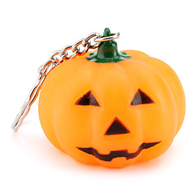Pumpkin Keychain with Light Effect