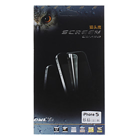 Silver Diamond Screen Protector with Cleaning Cloth for iPhone 5