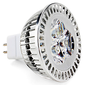 MR16 3W 240-270LM 6000-6500K Natural White Light LED Spot Bulb (12V)