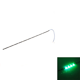30cm 11-LED Green Light Flashing Strip Lamp for Car (DC 12V)