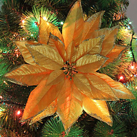 Christmas Ornaments Silver Christmas Flower