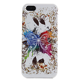 Colorful Butterfly Pattern Soft Case for iPhone 5