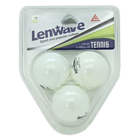 LENWAVE White Table Tennis Ping-Pong (3 pcs)