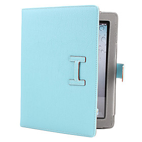 Litchi Grain PU Leather Case with Stand for iPad (Assorted Colors)