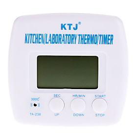 Kitchen Cooking Digital Timer Thermometer (1xAAA)