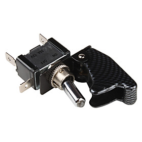 DIY Rocker Button Switch with Blue Indicator for Car Vehicle, Motorcycle (DC 12V)