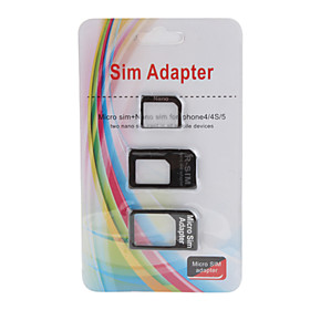 Micro Sim and Nano Sim Adapter for iPhone 4 ,iPhone 4S and iPhone 5