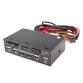 5.25 Multi-function Front Panel I/O Ports PC Media Dashboard