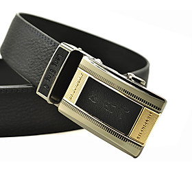 Men's Business Buckle Leather Belt(120 3.8 0.3cm)