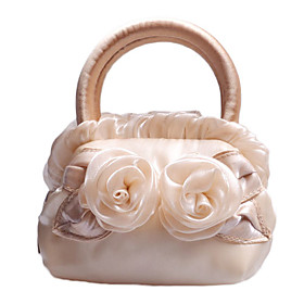 Gorgeous Fabric with Flowers and Lace Evening Handbag/Top Handle Bags(More Colors)