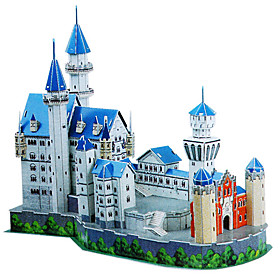 DIY Architecture 3D Puzzle Germany Neuschwanstein Castle (98pcs, difficulty 5 of 5)