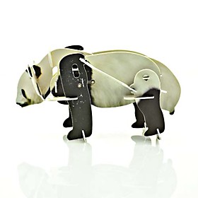 Panda Movable 3D puzzle Plastic Wild Animal Toy