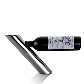 Lean Pipe Shaped Wine Bottler Supporter Wine Bottle Shelf