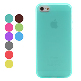 Matting Style Soft Case for iPhone 5 (Assorted Colors)