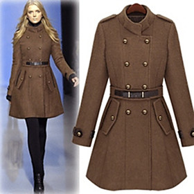 Lady Double-breasted Coat