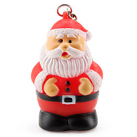 Christmas Santa Claus Keychain with Light Effect