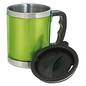 Stainless Steel Warm Keeping Vacuum Cup (Random Color)