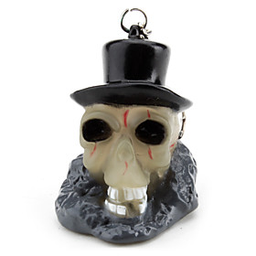 Skull Keychain with Light Effect