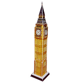 DIY Architecture 3D Puzzle British Big Ben Elizabeth Tower (48pcs, difficulty 4 of 5)