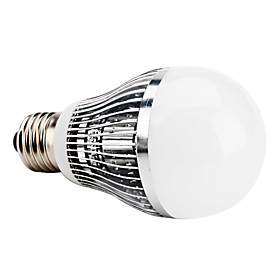 E27 7W 650-750LM 6000-6500K Natural White Light LED Ball Bulb (85-265V)