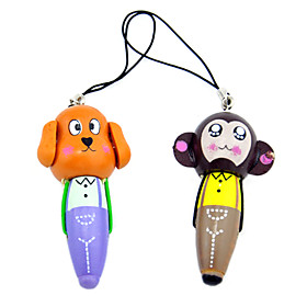 Wooden Cartoon Animal Ballpoint Pen(Random Color)