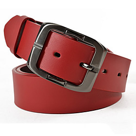 Fashion Casual Wide Leather Belt(115 3.8 0.3cm)