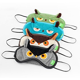 Protective Cute Cartoon Owl Series Sleep Eyeshade (Assorted Colors)